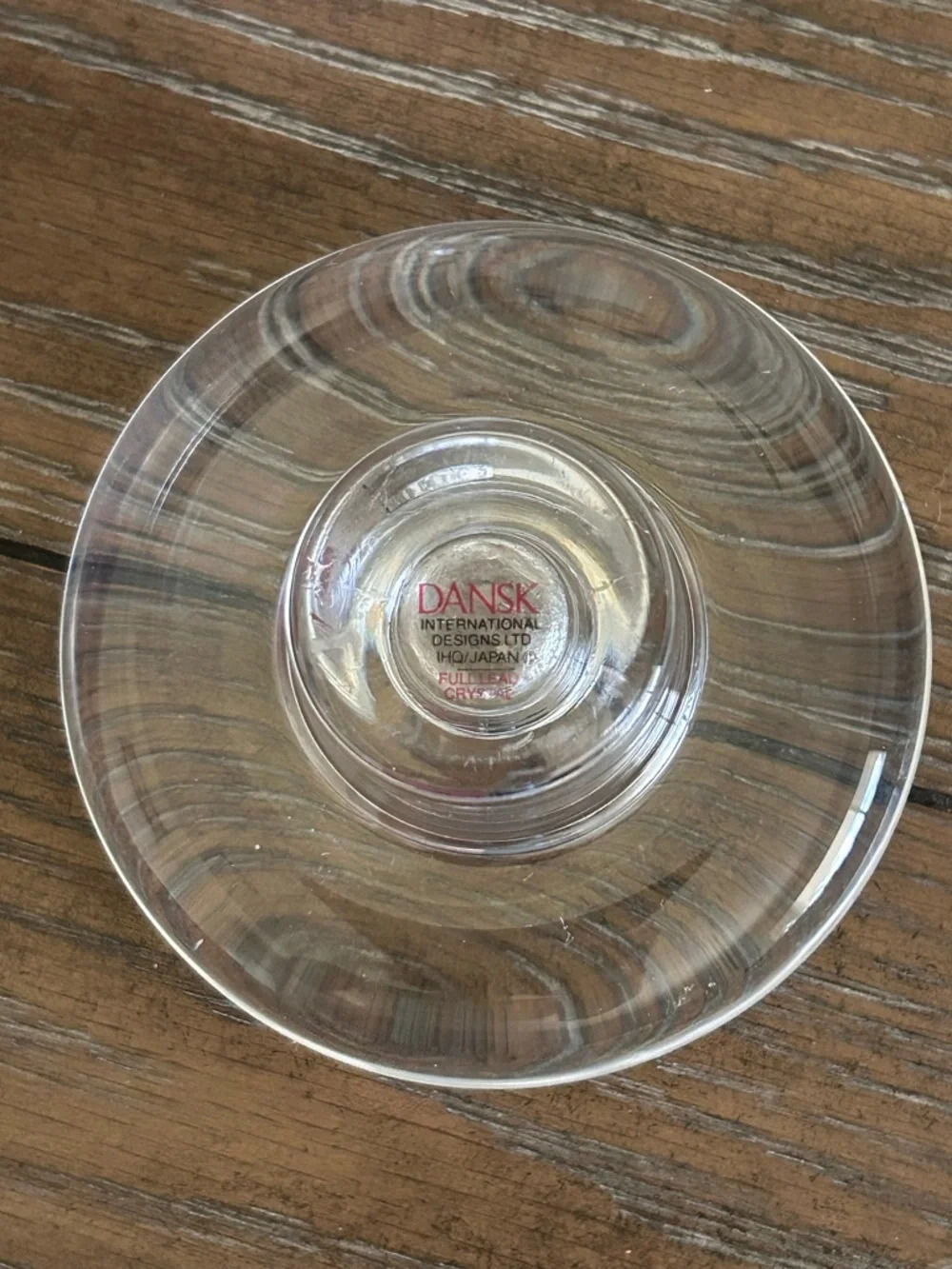 Mid Century Dansk Crystal Candle Holder Designed By Jens Quistgaard Votive Taper